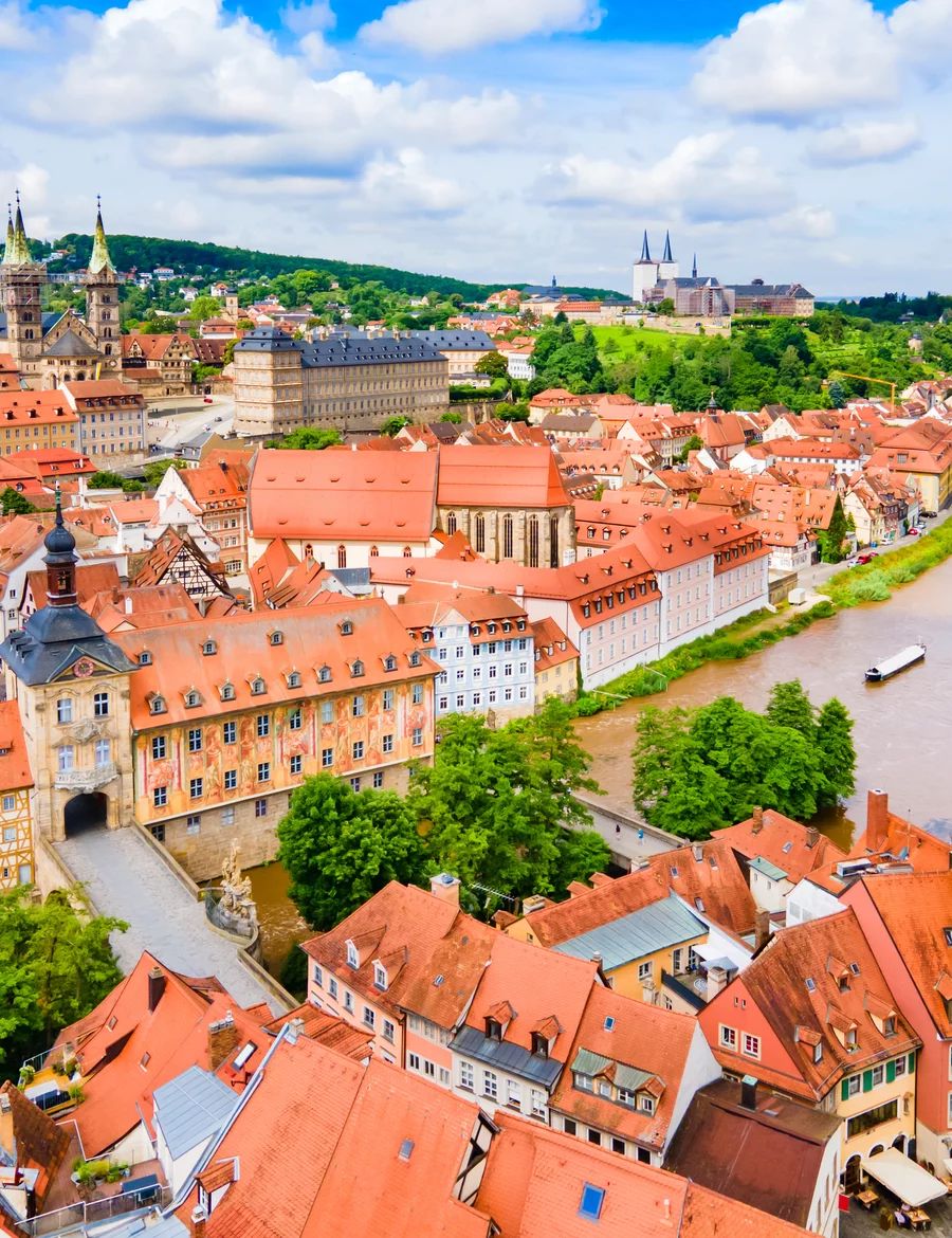 Bild für Bamberger Altstadt aus der Vogelperspektive © Gettyimages.com, saiko3p