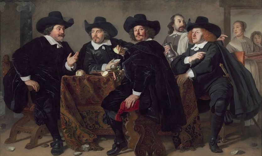 Bild für Die Gildemeister der Kloveniersdoele, Bartholomeus van der Halst (Detail) © Amsterdam Museum