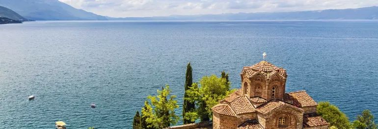 Bild für Jovan Kaneo Kirche am Ohrid See in Mazedonien