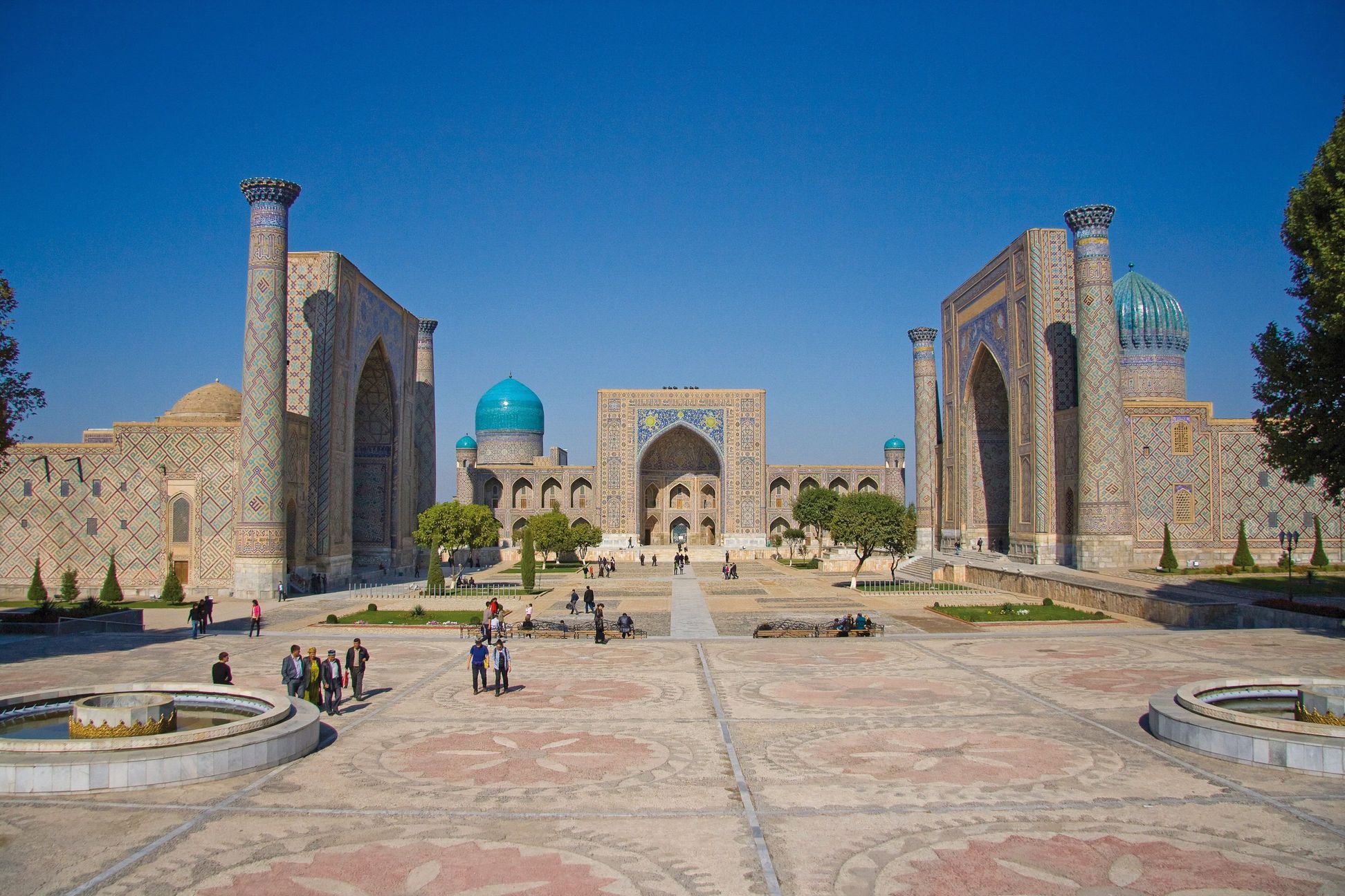 Bild für Registan-Platz in Samarkand © Jens Frank